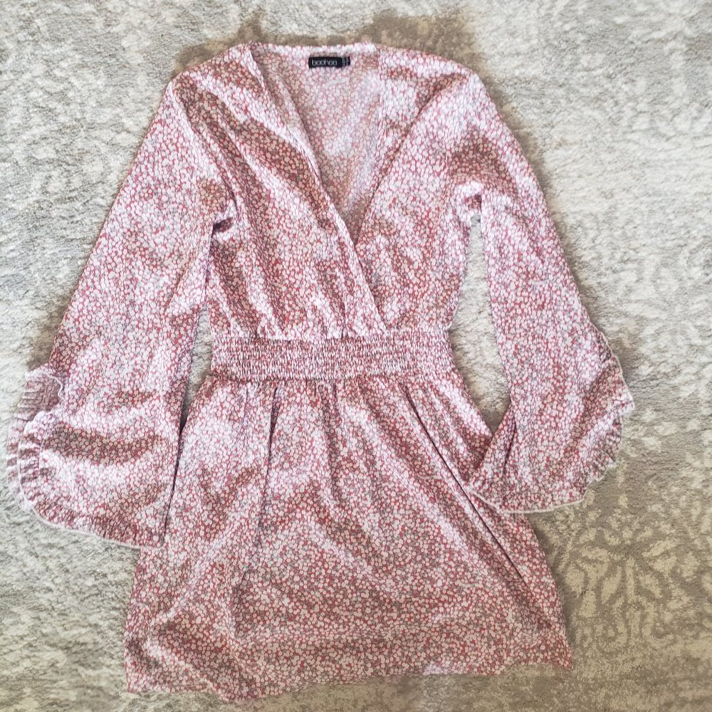 boohoo floral mini dress